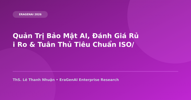 Quản Trị Bảo Mật AI, Đánh Giá Rủi Ro & Tuân Thủ Tiêu Chuẩn ISO/IEC 42001