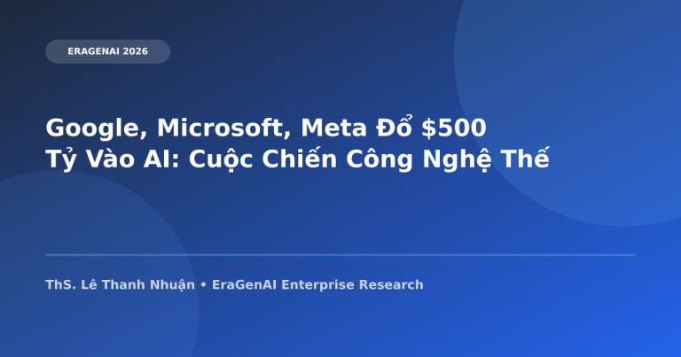 Google, Microsoft, Meta Đổ $500 Tỷ Vào AI: Cuộc Chiến Công Nghệ Thế Kỷ 21