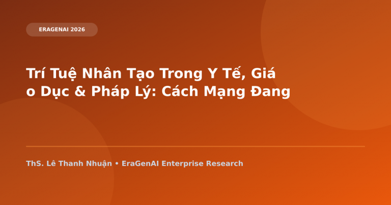 Trí Tuệ Nhân Tạo Trong Y Tế, Giáo Dục & Pháp Lý: Cách Mạng Đang Diễn Ra