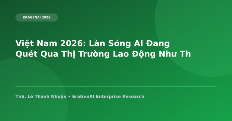 Việt Nam 2026: Làn Sóng AI Đang Quét Qua Thị Trường Lao Động Như Thế Nào