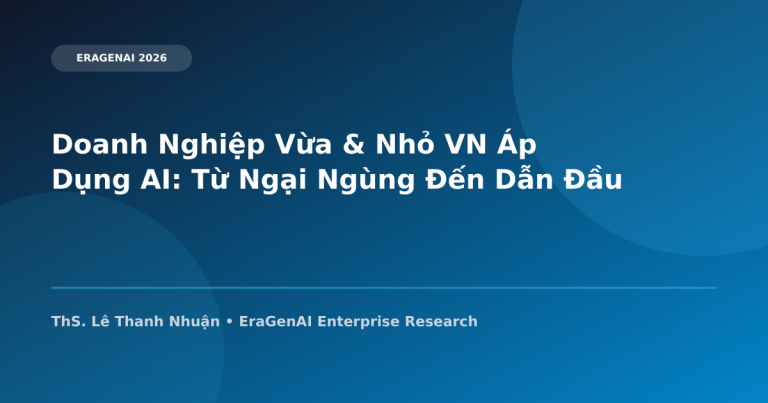 Doanh Nghiệp Vừa & Nhỏ VN Áp Dụng AI: Từ Ngại Ngùng Đến Dẫn Đầu