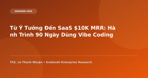 Minh họa cho chủ đề Từ Ý Tưởng Đến SaaS $10K MRR: Hành Trình 90 Ngày Dùng Vibe Coding