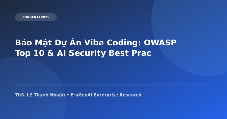 Bảo Mật Dự Án Vibe Coding: OWASP Top 10 & AI Security Best Practices