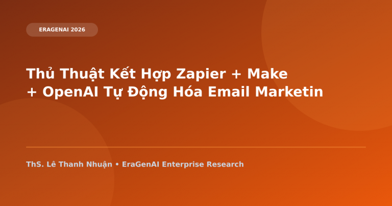 Thủ Thuật Kết Hợp Zapier + Make + OpenAI Tự Động Hóa Email Marketing 24/7