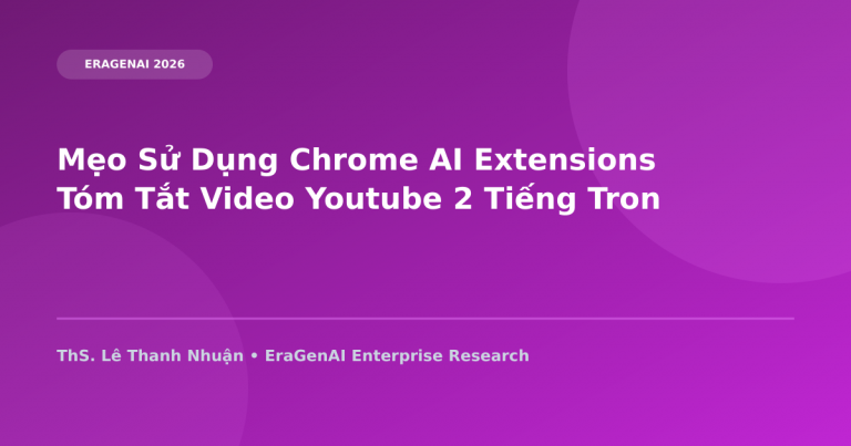 Mẹo Sử Dụng Chrome AI Extensions Tóm Tắt Video Youtube 2 Tiếng Trong 1 Phút
