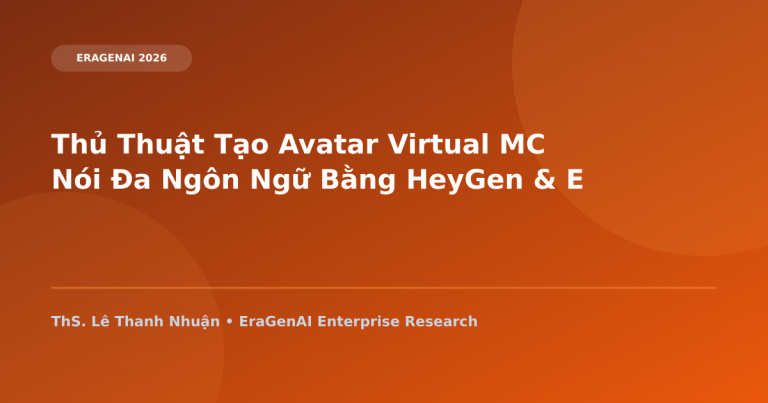 Thủ Thuật Tạo Avatar Virtual MC Nói Đa Ngôn Ngữ Bằng HeyGen & ElevenLabs