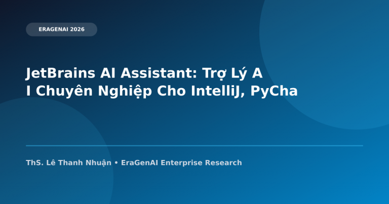 JetBrains AI Assistant: Trợ Lý AI Chuyên Nghiệp Cho IntelliJ, PyCharm & WebStorm