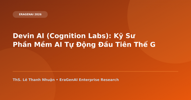 Devin AI (Cognition Labs): Kỹ Sư Phần Mềm AI Tự Động Đầu Tiên Thế Giới