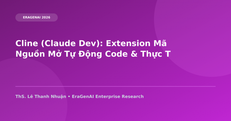 Cline (Claude Dev): Extension Mã Nguồn Mở Tự Động Code & Thực Thi Terminal Trong VS Code