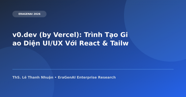 v0.dev (by Vercel): Trình Tạo Giao Diện UI/UX Với React & TailwindCSS Của Vercel