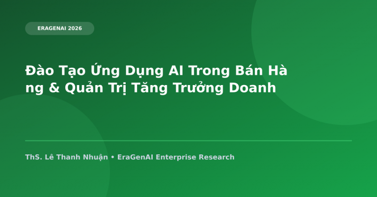 Đào Tạo Ứng Dụng AI Trong Bán Hàng & Quản Trị Tăng Trưởng Doanh Thu Sale