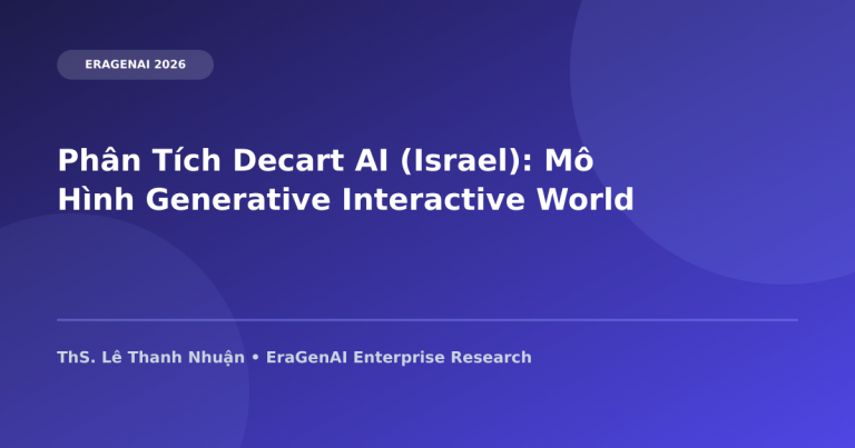 Ứng Dụng World Model Của Decart AI Trong Mô Phỏng Đào Tạo & Game AI Tại Việt Nam