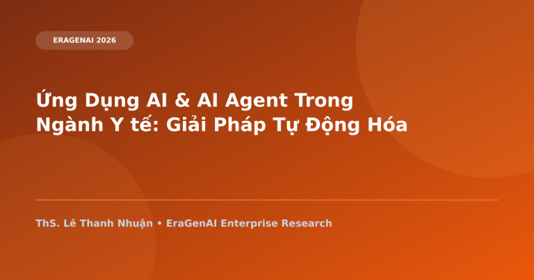 Ứng Dụng AI & AI Agent Trong Lĩnh Vực Y tế: Giải Pháp Tự Động Hóa 2026