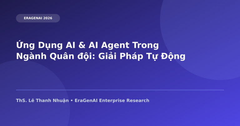 Ứng Dụng AI & AI Agent Trong Lĩnh Vực Khoa học công nghệ quốc gia: Giải Pháp Tự Động Hóa 2026