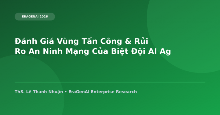 Đánh Giá Vùng Tấn Công & Rủi Ro An Ninh Mạng Của Biệt Đội AI Agent (Multi-Agent Systems)