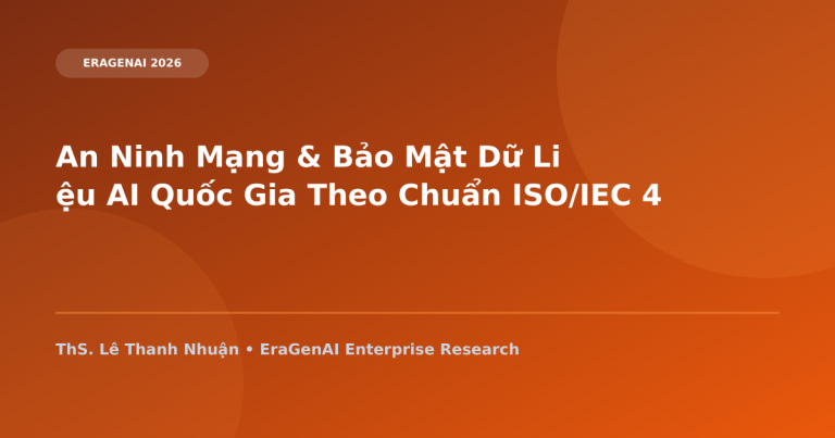 An Ninh Mạng & Bảo Mật Dữ Liệu AI Quốc Gia Theo Chuẩn ISO/IEC 42001 & Nghị Định 13