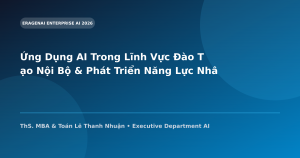 Ứng Dụng AI Trong Lĩnh Vực Đào Tạo Nội Bộ & Phát Triển Năng Lực Nhân Viên (L&D)