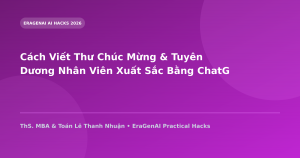 Cách Viết Thư Chúc Mừng & Tuyên Dương Nhân Viên Xuất Sắc Bằng ChatGPT