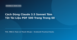 Cách Dùng Claude 3.5 Sonnet Tóm Tắt Tài Liệu PDF 500 Trang Trong 60 Giây