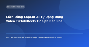 Cách Dùng CapCut AI Tự Động Dựng Video TikTok/Reels Từ Kịch Bản ChatGPT