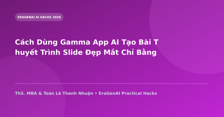 Cách Dùng Gamma App AI Tạo Bài Thuyết Trình Slide Đẹp Mắt Chỉ Bằng 1 Prompt