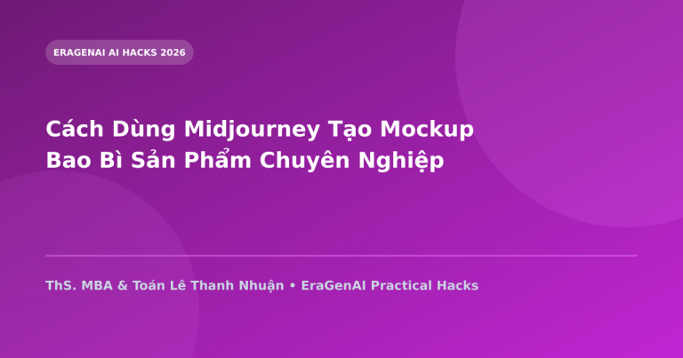 Cách Dùng Midjourney Tạo Mockup Bao Bì Sản Phẩm Chuyên Nghiệp