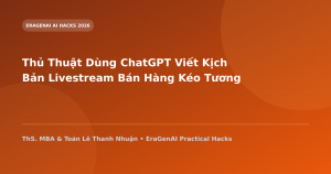 Thủ Thuật Dùng ChatGPT Viết Kịch Bản Livestream Bán Hàng Kéo Tương Tác