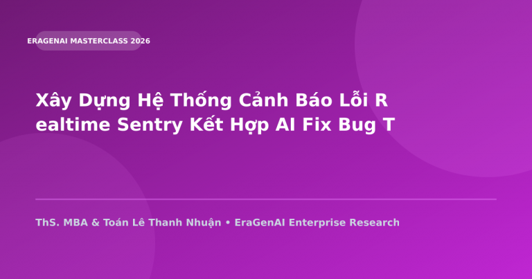 Xây Dựng Hệ Thống Cảnh Báo Lỗi Realtime Sentry Kết Hợp AI Fix Bug Tự Động