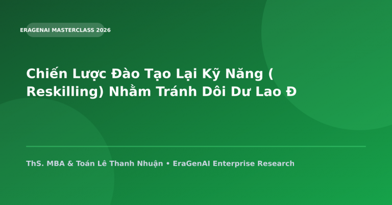 Chiến Lược Đào Tạo Lại Kỹ Năng (Reskilling) Nhằm Tránh Dôi Dư Lao Động Vì AI