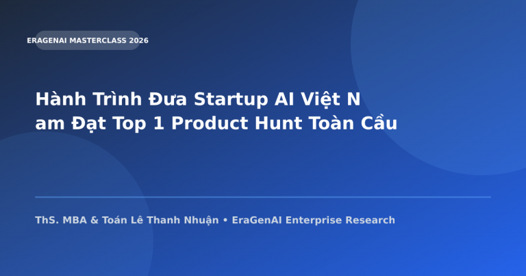 Hành Trình Đưa Startup AI Việt Nam Đạt Top 1 Product Hunt Toàn Cầu