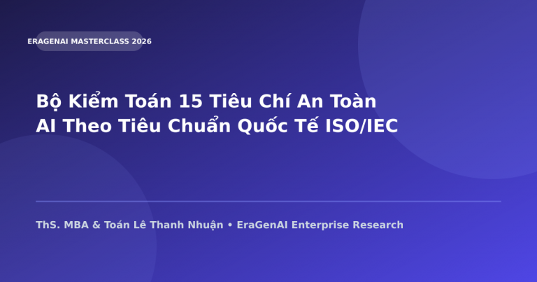 Bộ Kiểm Toán 15 Tiêu Chí An Toàn AI Theo Tiêu Chuẩn Quốc Tế ISO/IEC 42001