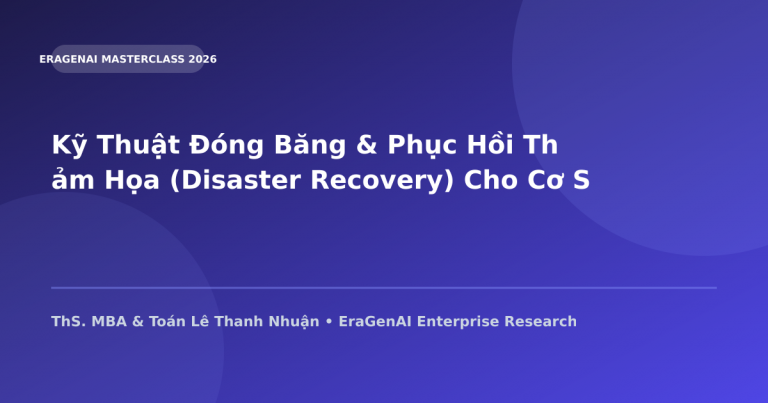 Kỹ Thuật Đóng Băng & Phục Hồi Thảm Họa (Disaster Recovery) Cho Cơ Sở Dữ Liệu Vector