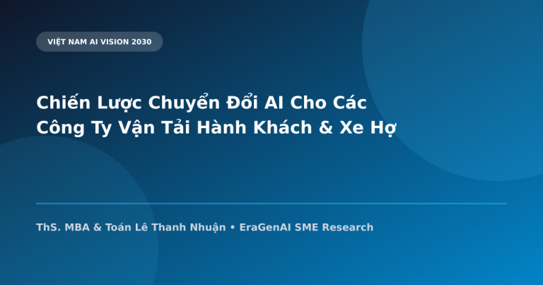 Chiến Lược Chuyển Đổi AI Cho Các Công Ty Vận Tải Hành Khách & Xe Hợp Đồng
