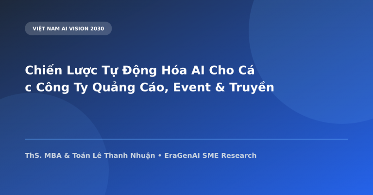 Chiến Lược Tự Động Hóa AI Cho Các Công Ty Quảng Cáo, Event & Truyền Thông Sự Kiện