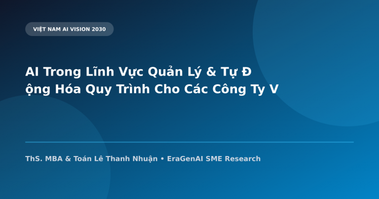 AI Trong Lĩnh Vực Quản Lý & Tự Động Hóa Quy Trình Cho Các Công Ty Vệ Sinh Công Nghiệp