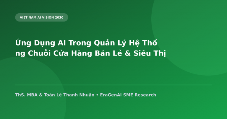 Ứng Dụng AI Trong Quản Lý Hệ Thống Chuỗi Cửa Hàng Bán Lẻ & Siêu Thị Mini 2030