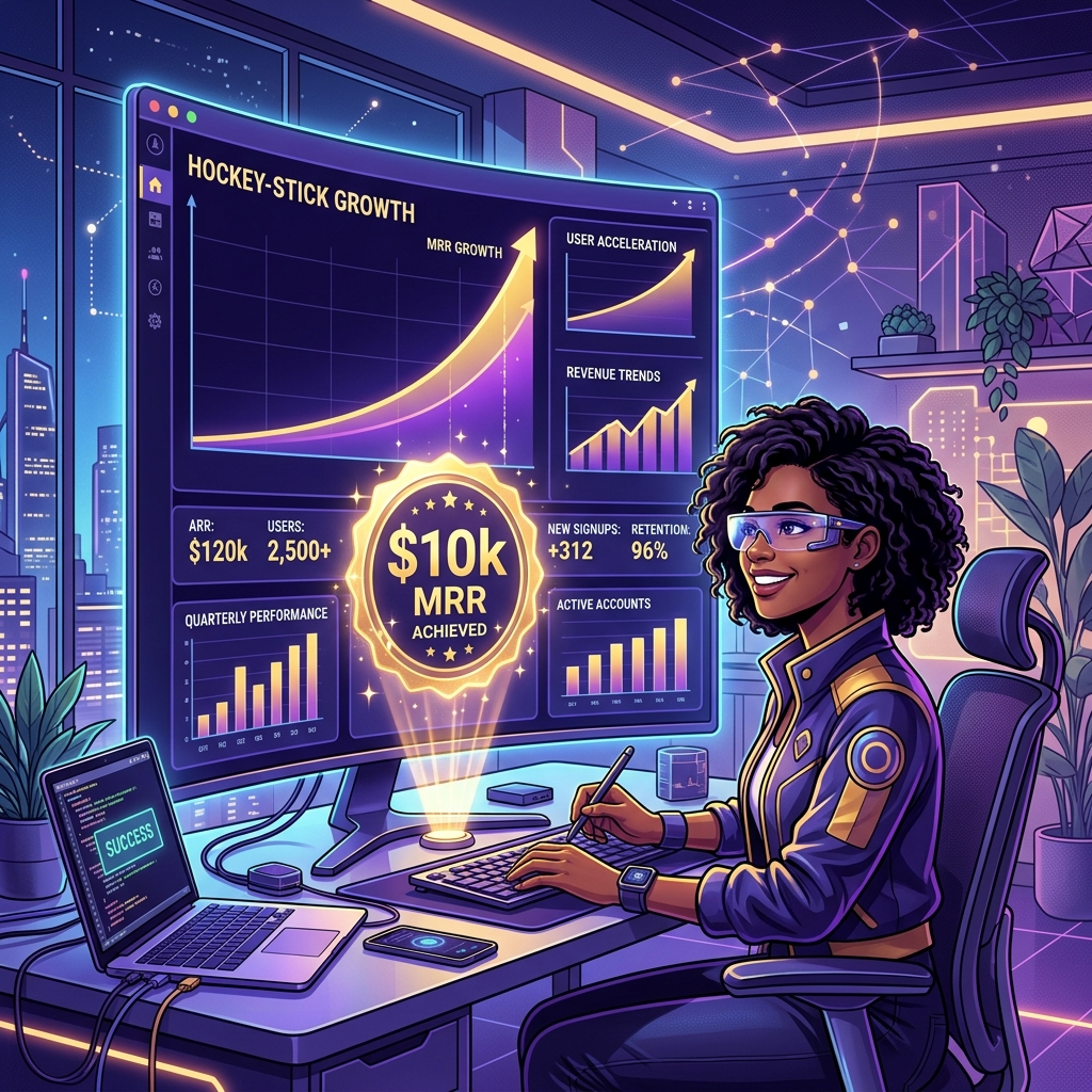 Kiếm Tiền Với Vibe Coding: Từ Side Project → $10K MRR SaaS Trong 90 Ngày