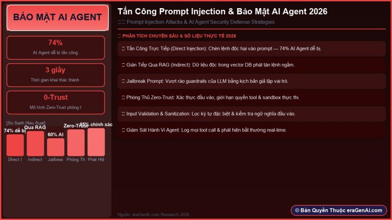 Tấn Công Prompt Injection & Bảo Mật AI Agent 2026