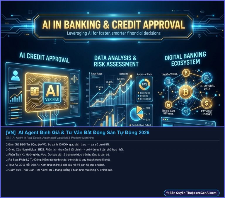 [Infographic] AI Agent Trong Bất Động Sản & Định Giá 2026
