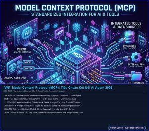 [Infographic] Model Context Protocol MCP: Tiêu Chuẩn Kết Nối AI Agent
