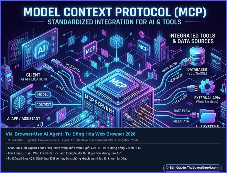 Browser-Use AI Agent: Tự Động Hóa Thao Tác Trình Duyệt Web 2026