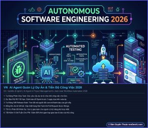 [Infographic] AI Agent Quản Lý Dự Án & Tiến Độ Công Việc 2026