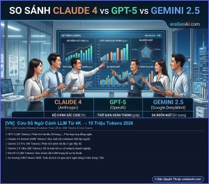[Infographic] Cửa Sổ Ngữ Cảnh LLM: Từ 4K Đến 10 Triệu Tokens