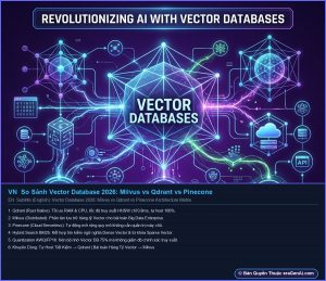 [Infographic] Vector Database 2026: So Sánh Milvus vs Qdrant vs Pinecone