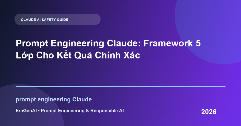 Prompt Engineering Claude: Framework 5 Lớp Cho Kết Quả Chính Xác - EraGenAI