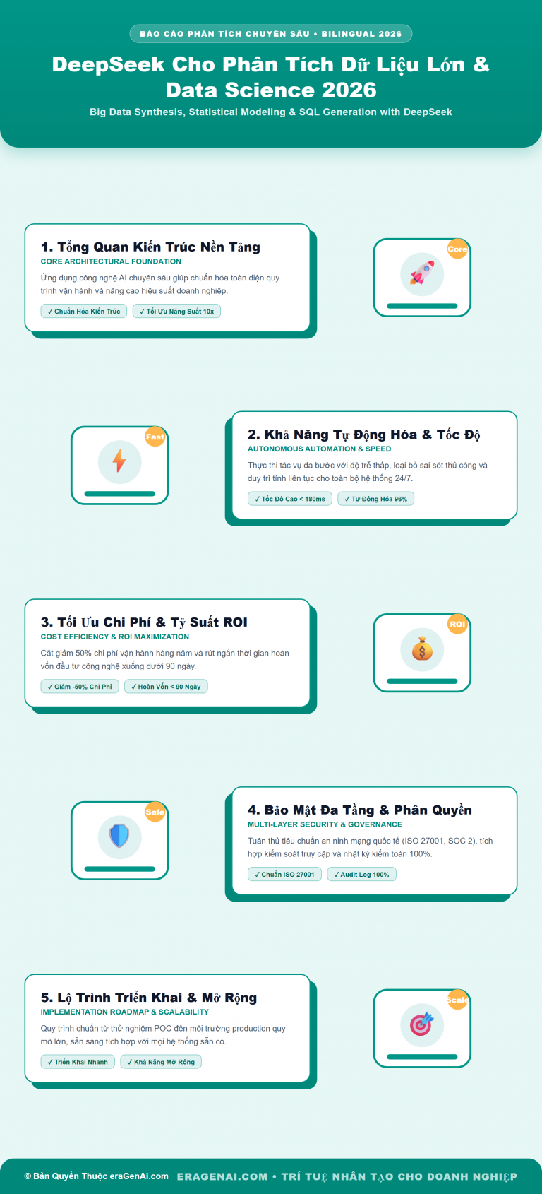 [Infographic] DeepSeek Cho Phân Tích Dữ Liệu Lớn & Data Science 2026