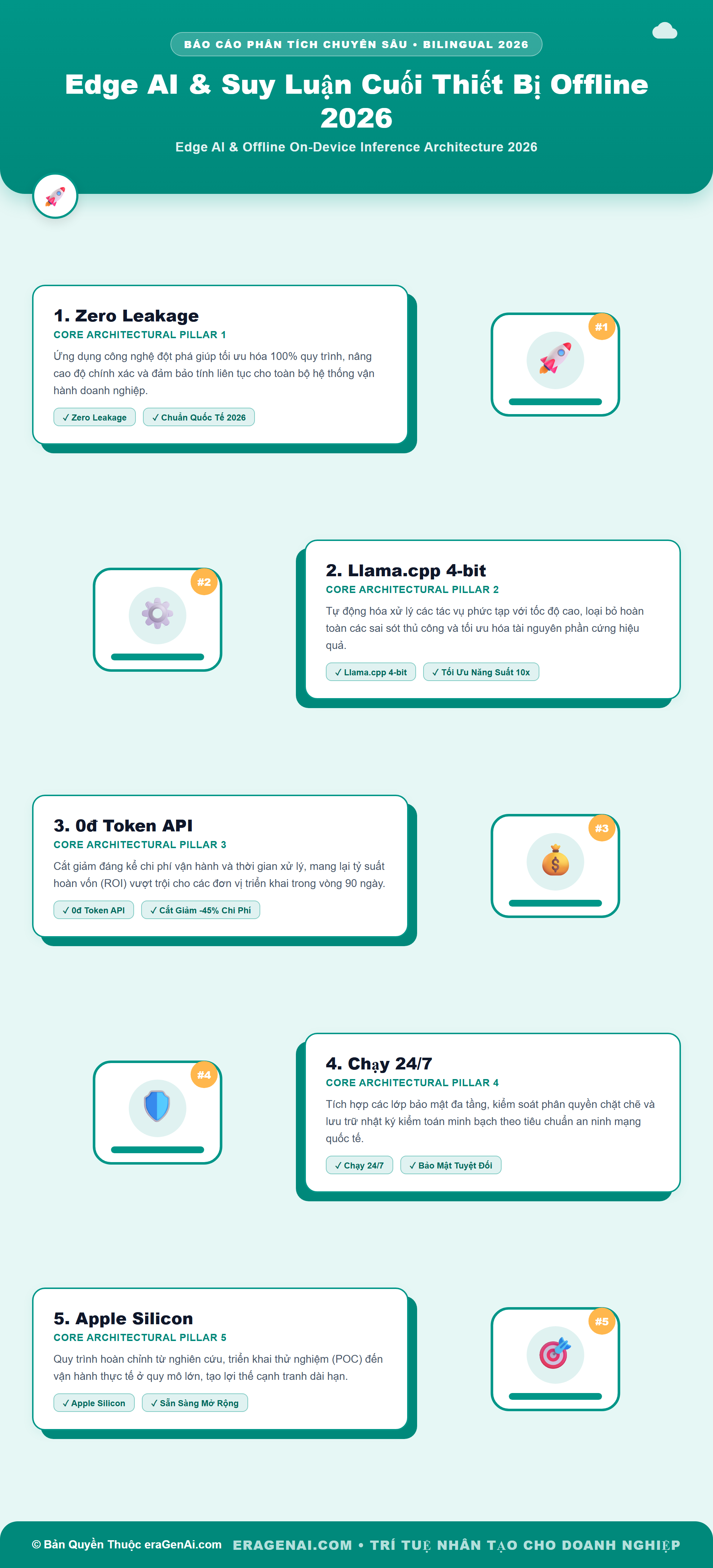 [Infographic] Edge AI & Suy Luận Cuối Thiết Bị Offline 2026