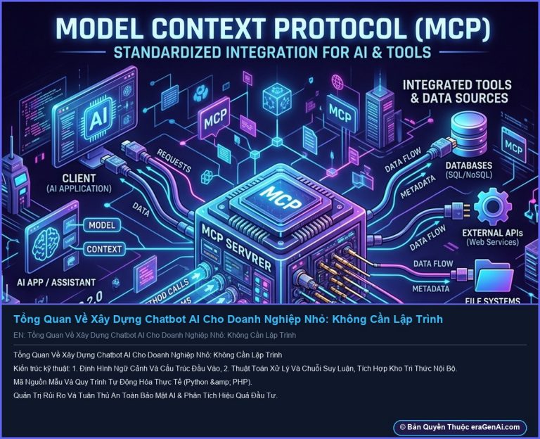 Infographic: Tổng Quan Về Xây Dựng Chatbot AI Cho Doanh Nghiệp Nhỏ: Không Cần Lập Trình