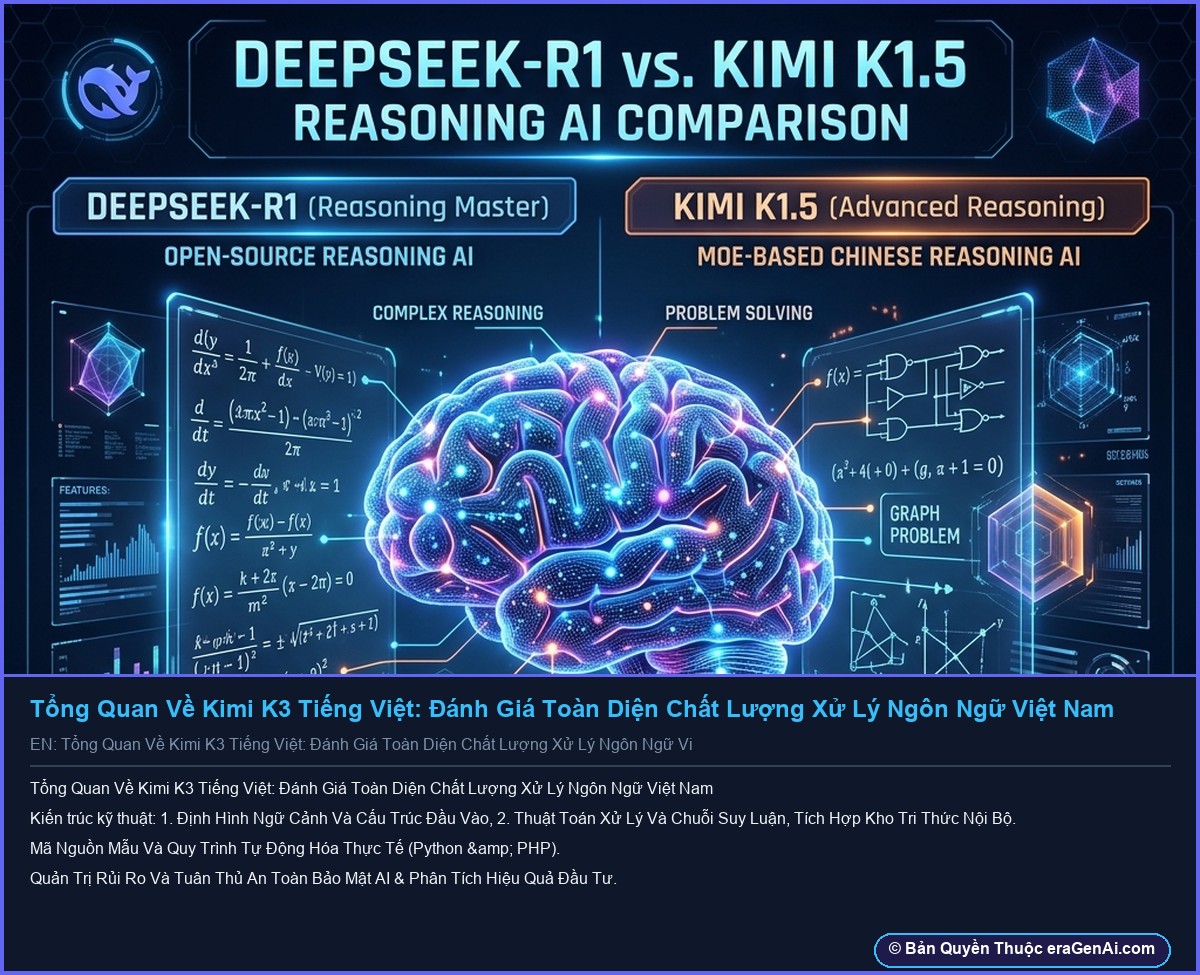 Tổng Quan Về Kimi K3 Tiếng Việt: Đánh Giá Toàn Diện Chất Lượng Xử Lý Ngôn Ngữ Việt Nam - Infographic 3D AI Artwork Ban Quyen eraGenAi.com
