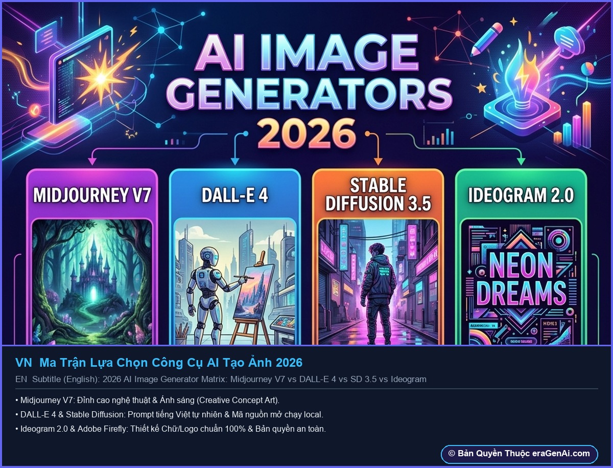 Bức Ảnh Infographic 3D AI Artwork Khóa Bản Quyền eraGenAi.com